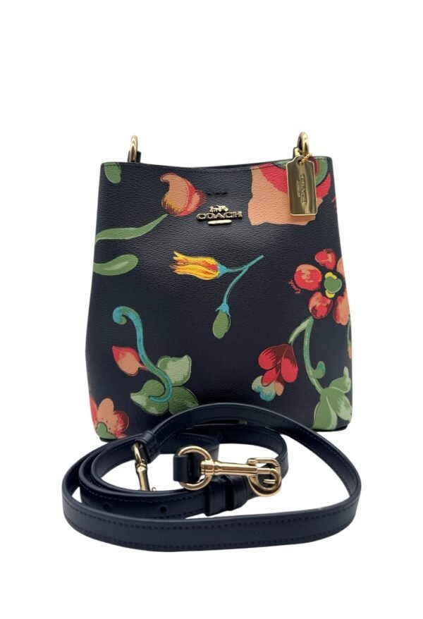 COACH - TOWN BUCKET FLORAL BAG